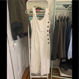 club monaco white jumpsuit